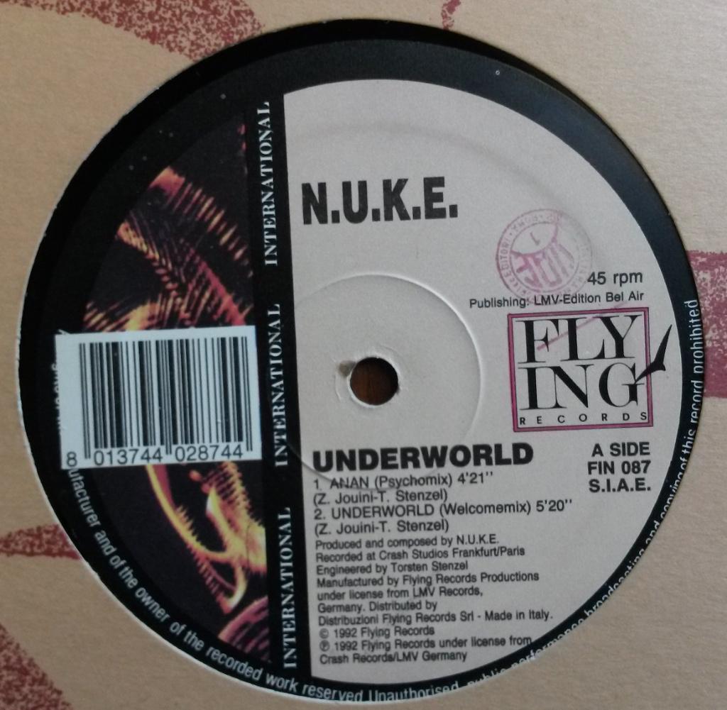 Vinyles 12" Rave Retro Techno : N.U.K.E. - Underworld, CD & DVD, 12 pouces, 1990 - 1999, Techno ou Trance, Utilisé