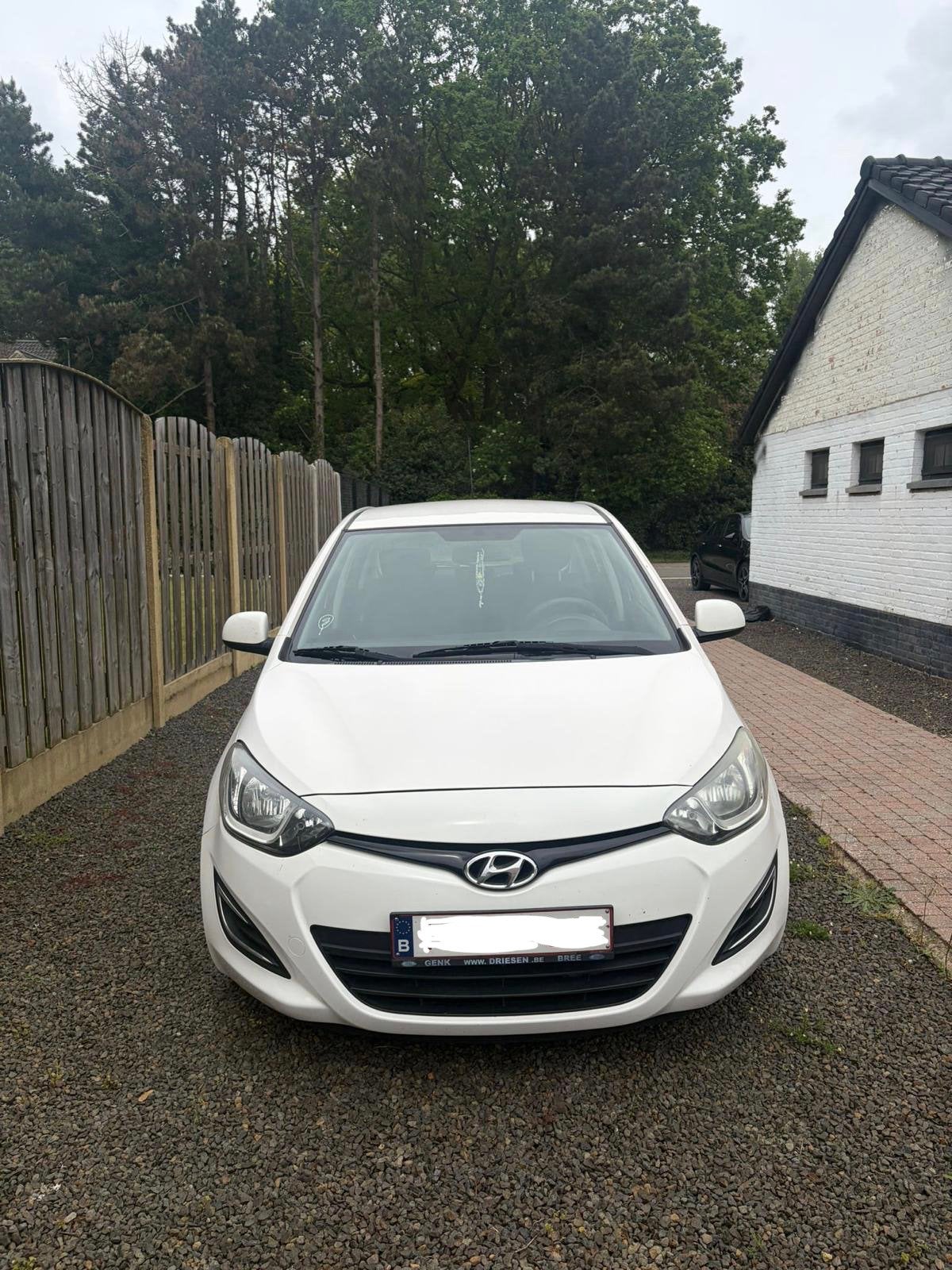 Hyundai i20, Voorwielaandrijving, Stof, Wit, 5 deurs