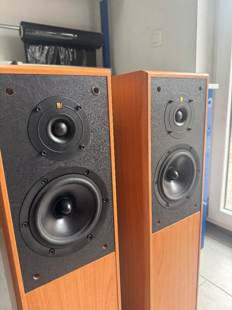 KEF Cresta 3 vloerstaande speakers – set van 2, Enlèvement ou Envoi, 60 à 120 watts, Utilisé, Enceinte colonne