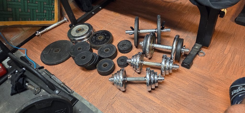 Gym  , halters , sportschool , fitnessapparatuur , siłownia, Sport en Fitness, Fitnessmaterialen, Ophalen, Gebruikt, Buik, Fitnessbank