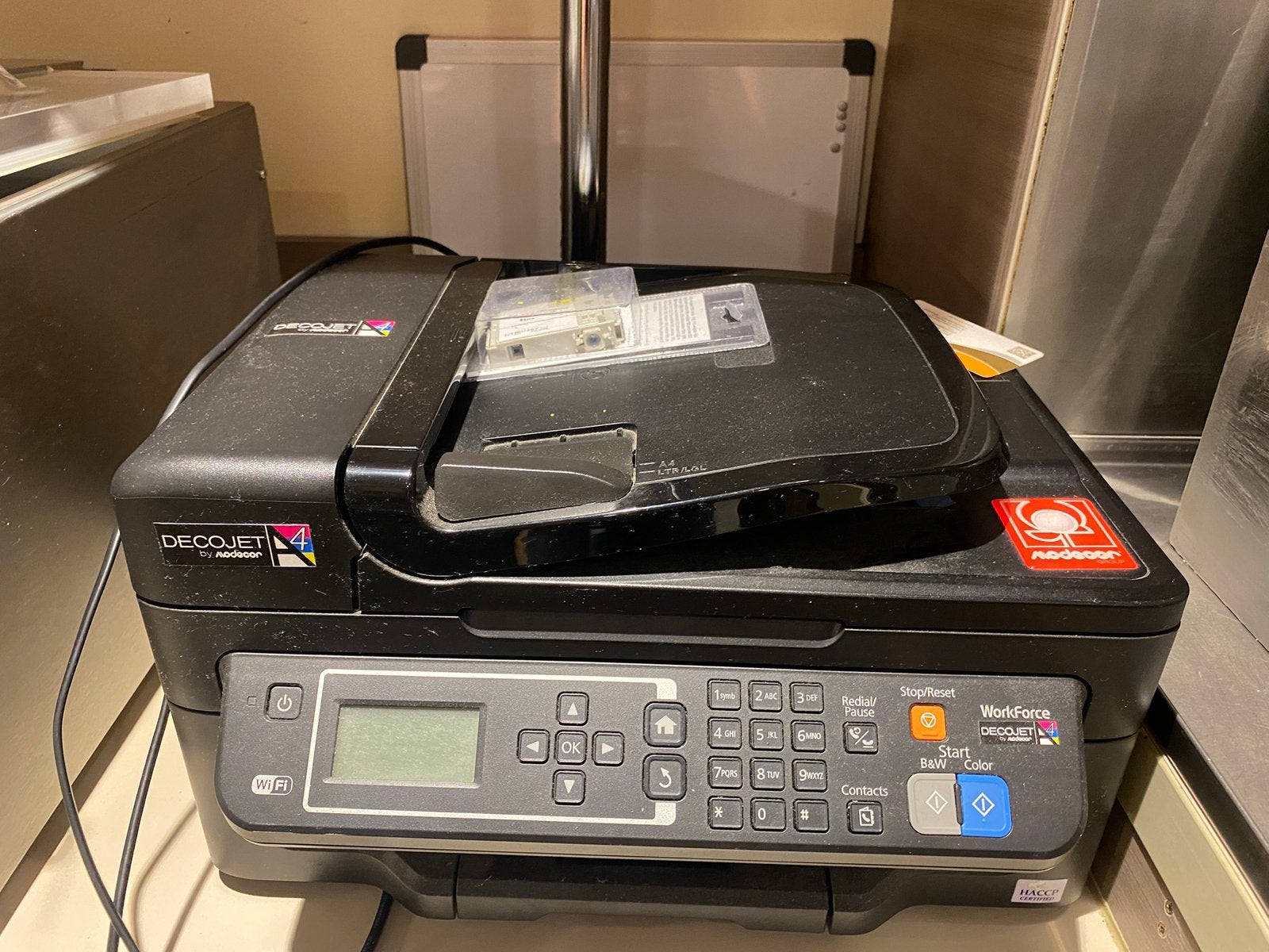 Modecor voedsel printer, Ophalen