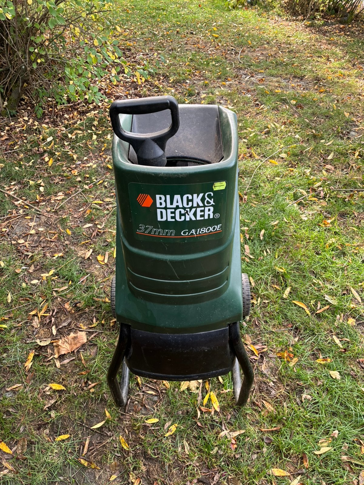 Broyeur Black et Decker GA1800E, Jardin & Terrasse, Enlèvement, Utilisé, Électrique