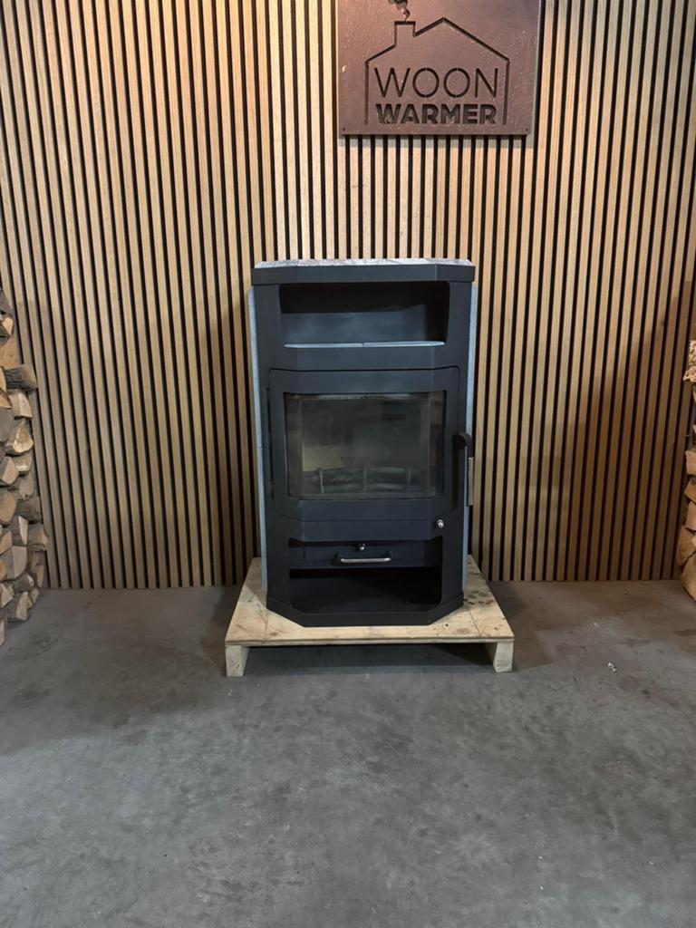 26007 Poêle en stéatite Wamsler 8,5 kw, Enlèvement, Utilisé, Bois, Autoportant