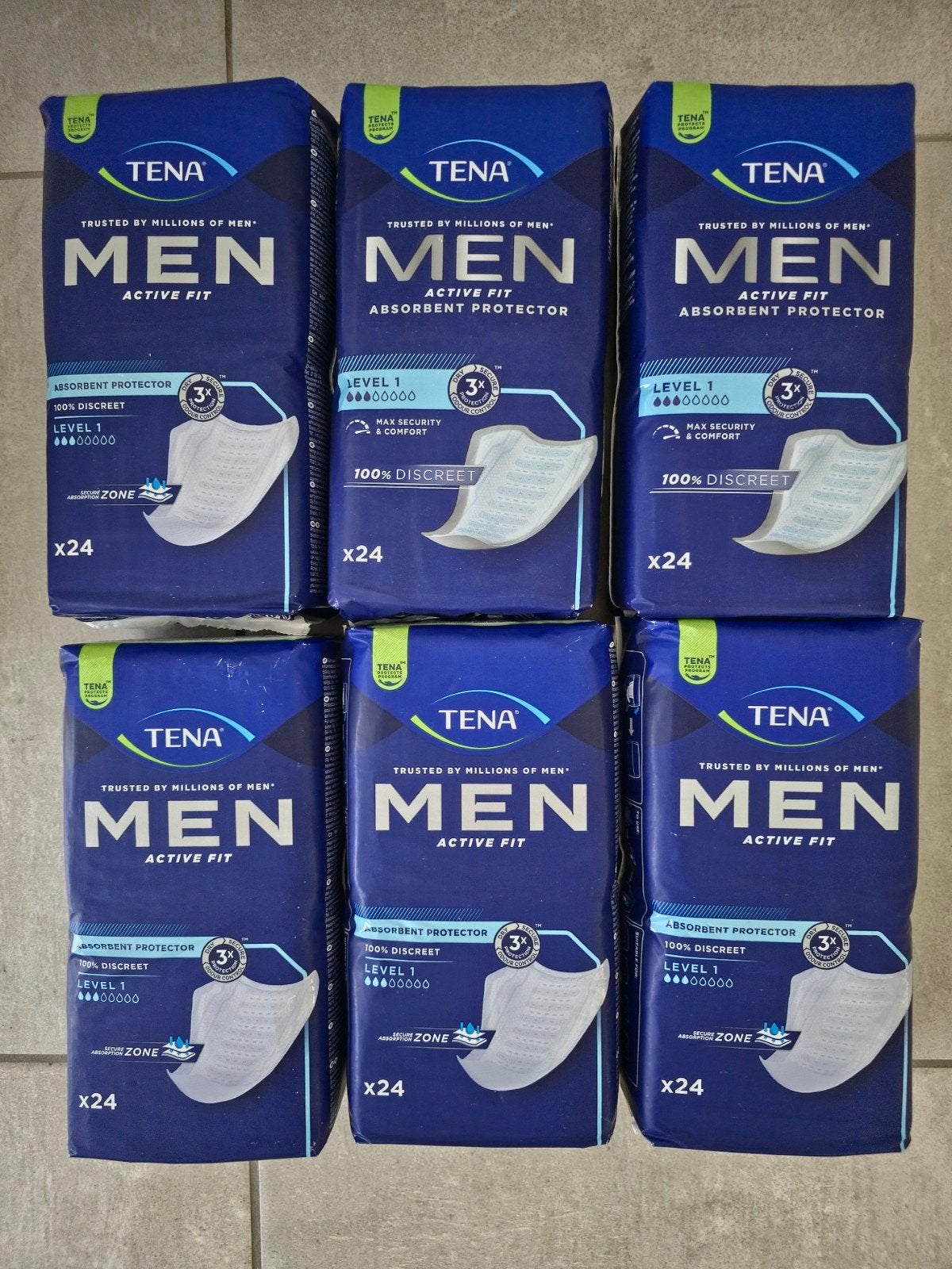 Tena Men Level 1, Diversen, Verpleegmiddelen, Ophalen of Verzenden, Nieuw