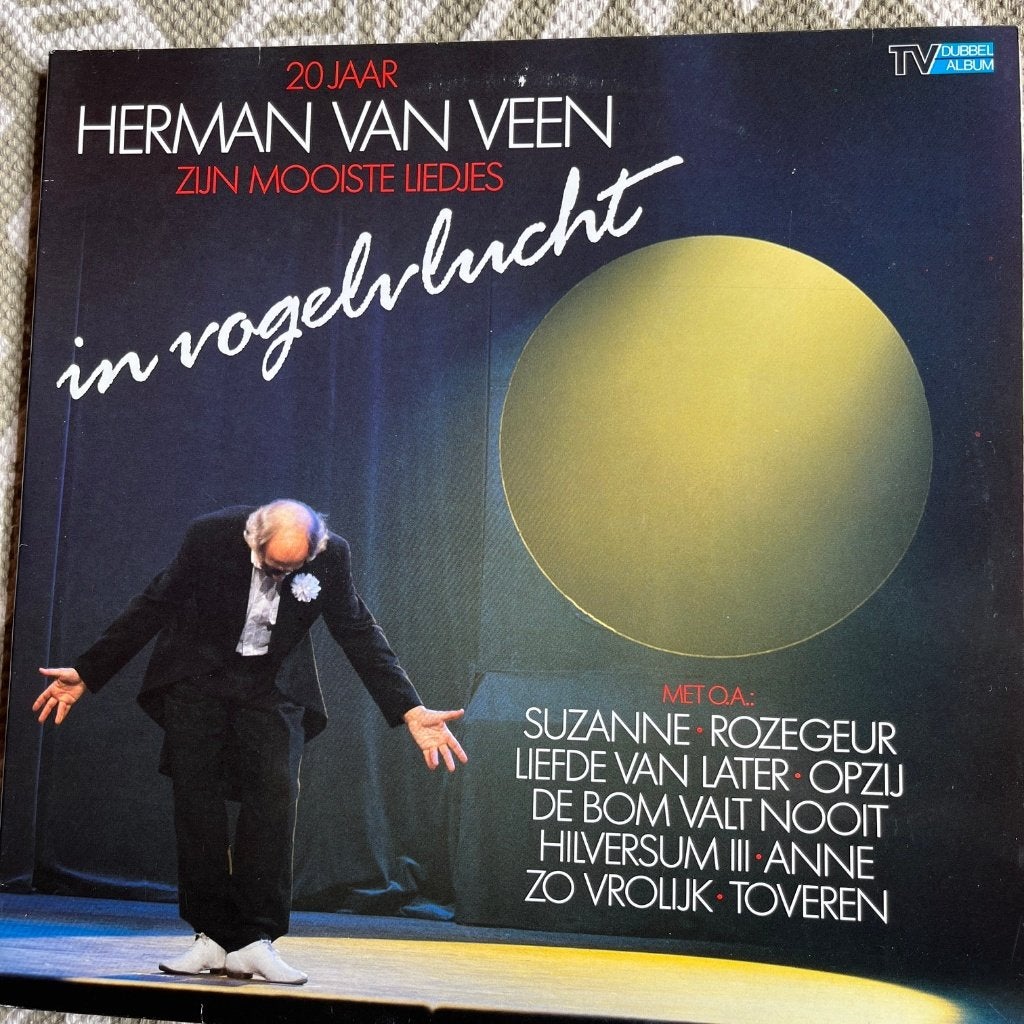 Herman van Veen – 20 Jaar Herman Van Veen - In Vogelvlucht, Cd's en Dvd's, Ophalen of Verzenden, Gebruikt, LP