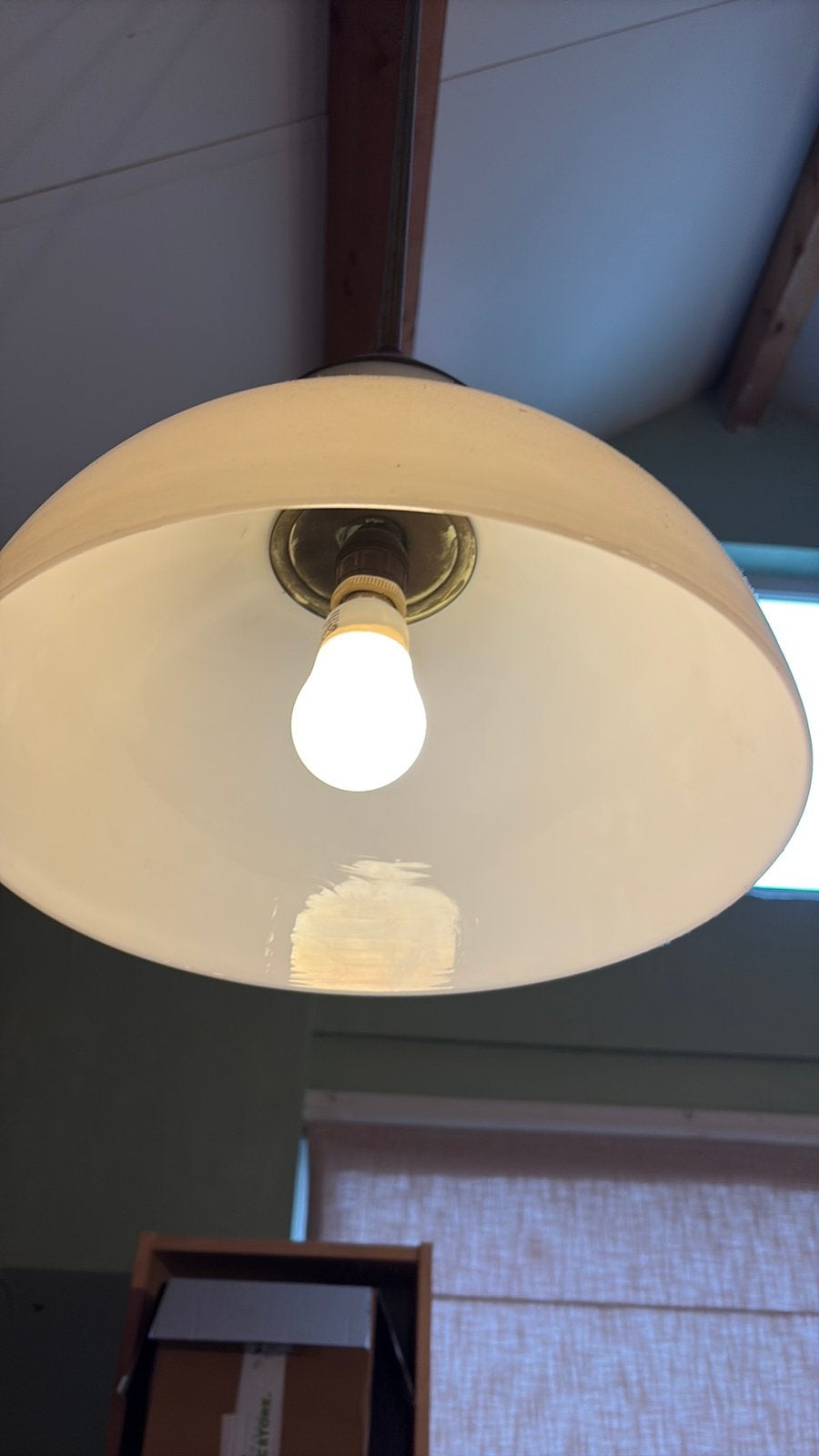 2 antieke hanglampen, Ophalen