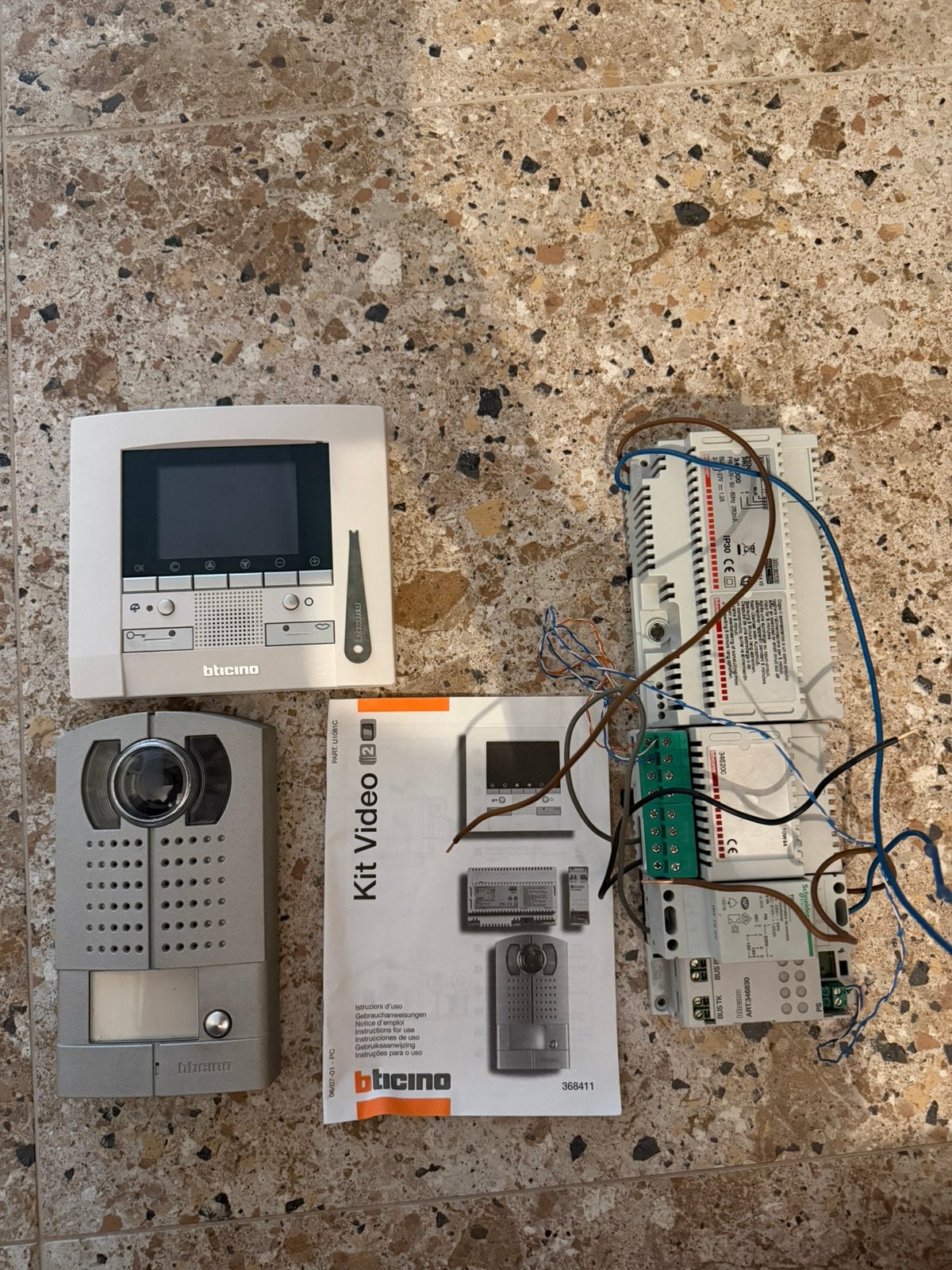 Bticino Videofoon Set – Compleet 2-draads Systeem, Enlèvement, Comme neuf
