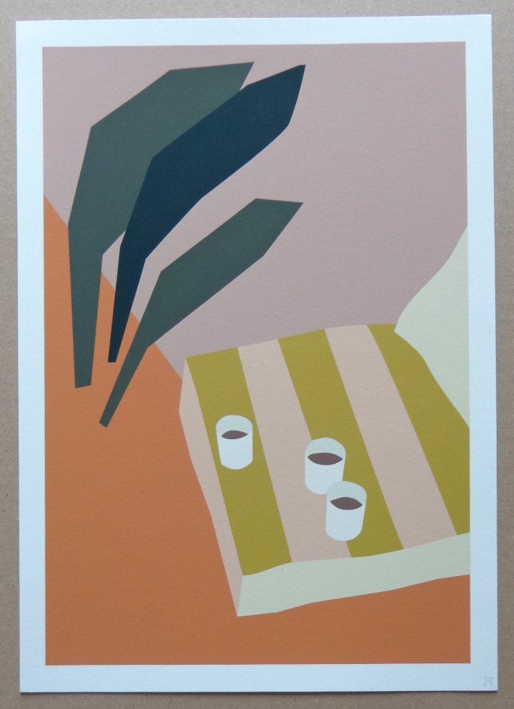 ALICE SPADARO / GOLDEN MEMORIES / KLEURGICLEE / 30x21cm SIG, Antiquités & Art, Art | Lithographies & Sérigraphies, Enlèvement ou Envoi