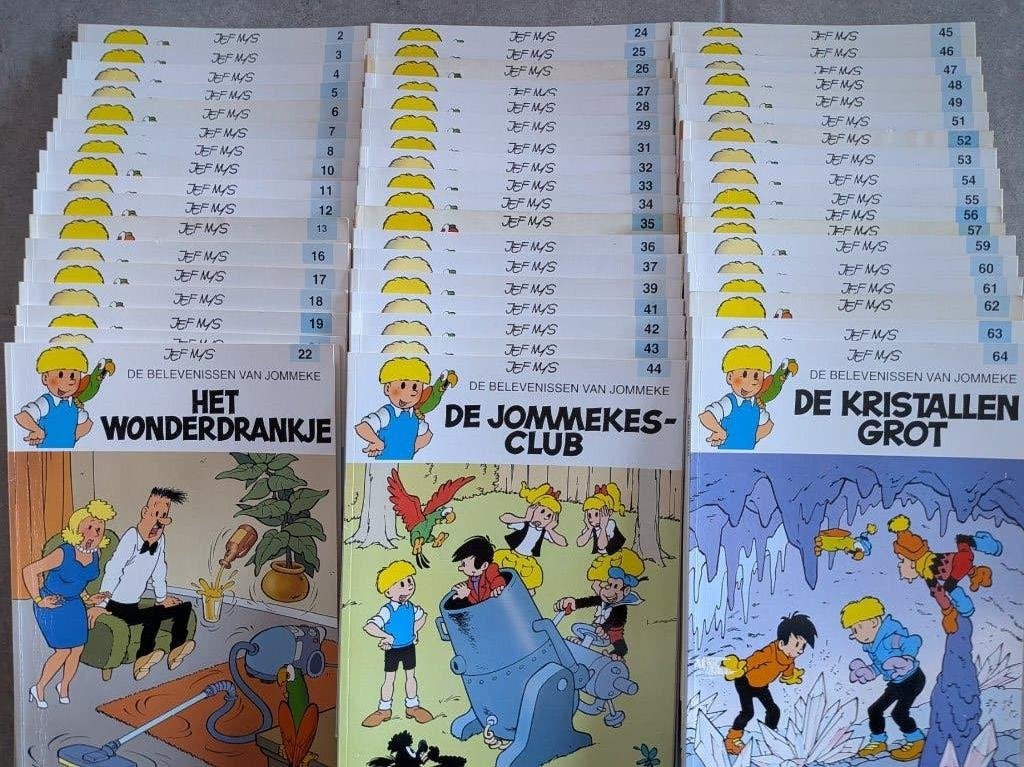 Prachtige verzameling Jommeke strips (258 albums), Boeken, Meerdere stripboeken, Ophalen, Gelezen, Jef Nys.