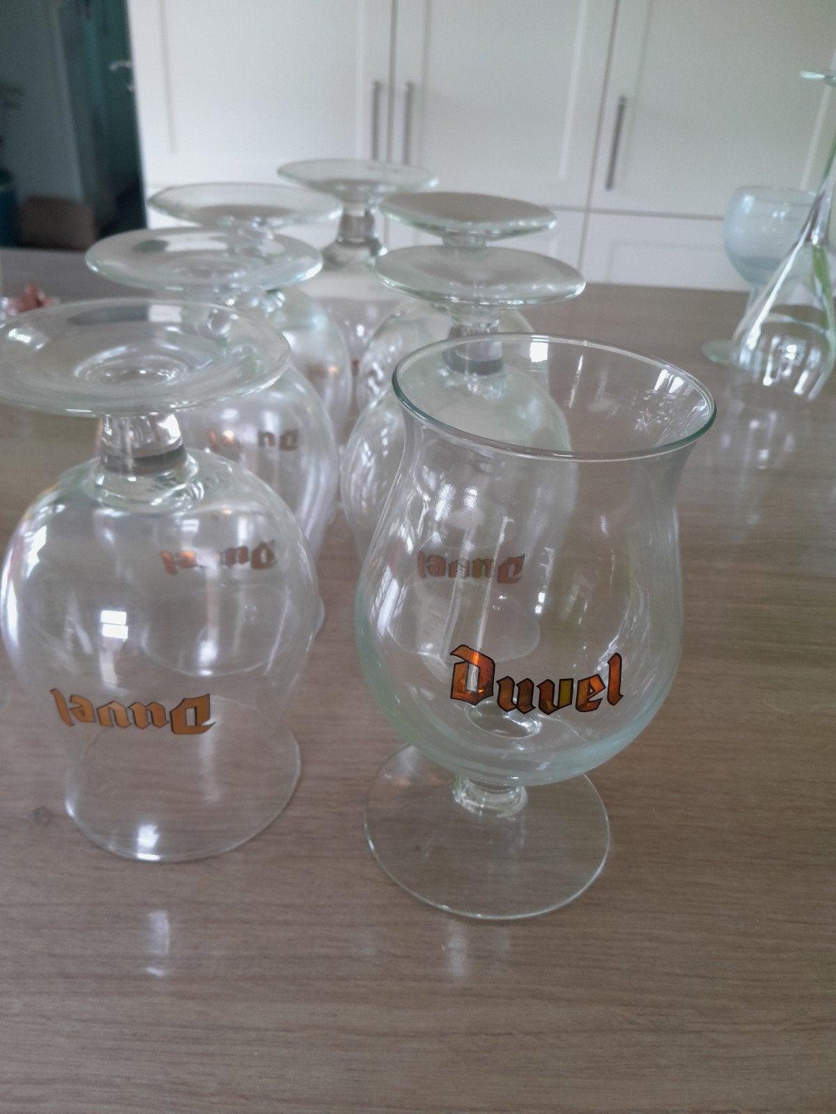 Duvel glazen, Verzamelen, Glas en Drinkglazen, Ophalen
