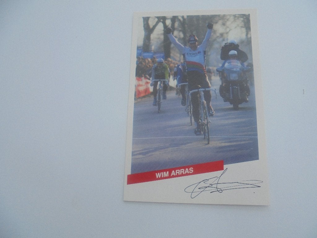 wielrenner-wim arras, Collections, Photos & Gravures, Envoi, 1980 à nos jours, Comme neuf, Photo