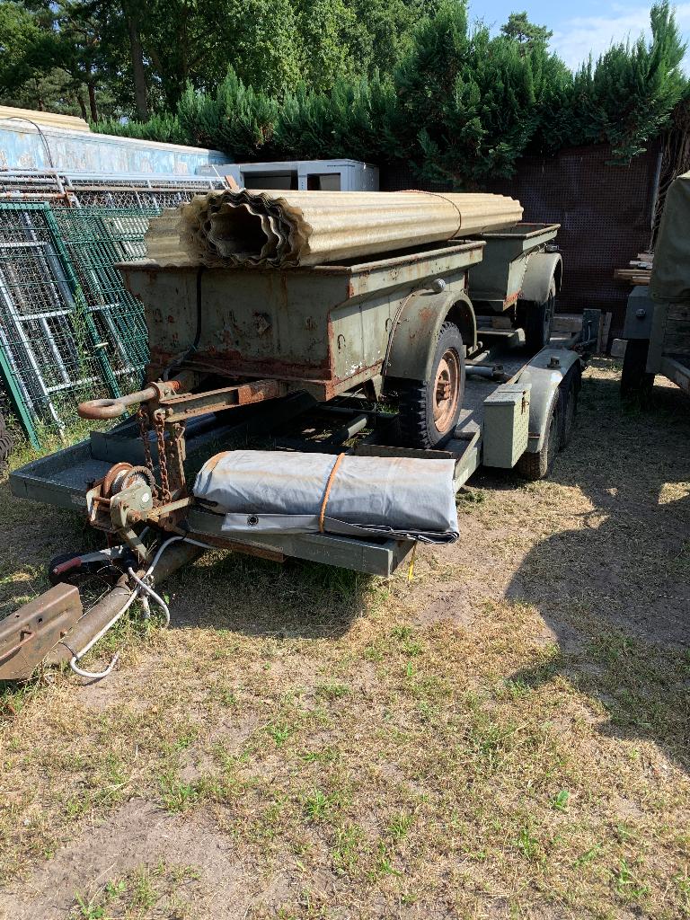 leger autotrailer, Ophalen