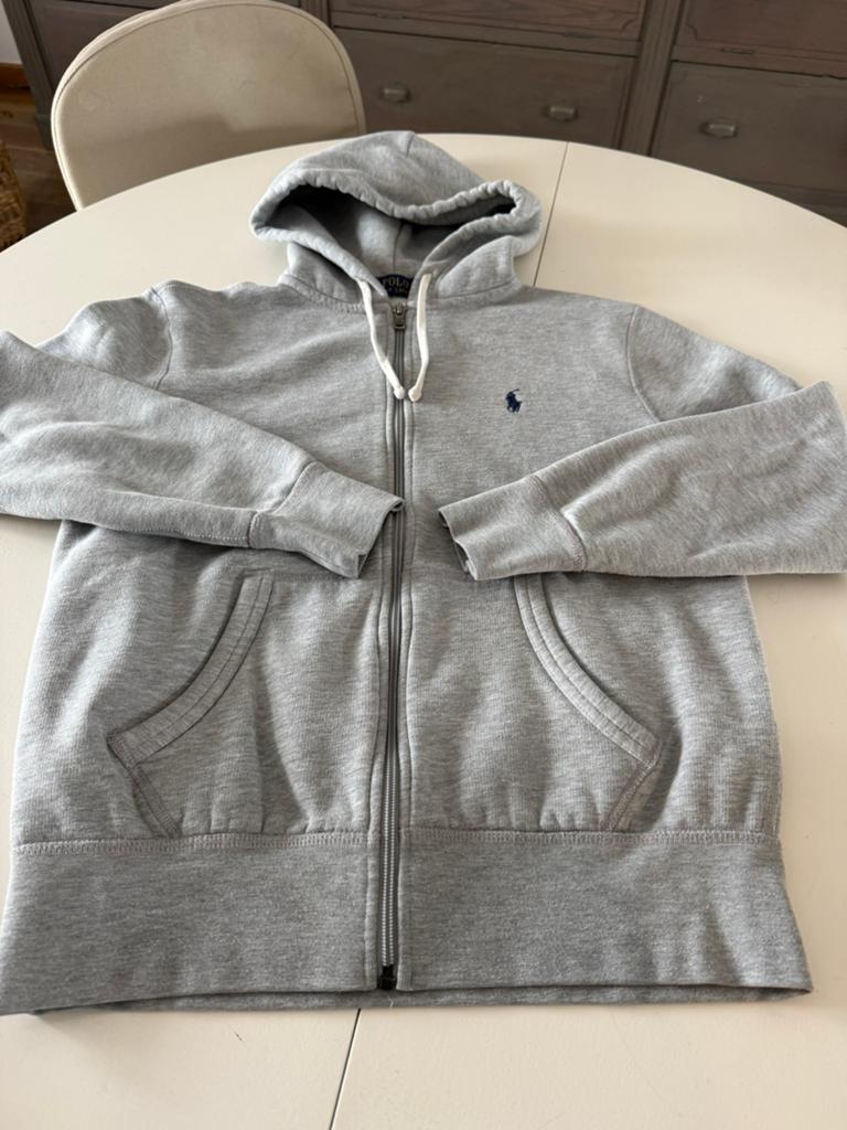 Zipper Ralph Lauren grijs, Kleding | Heren, Truien en Vesten, Ophalen of Verzenden, Zo goed als nieuw, Grijs