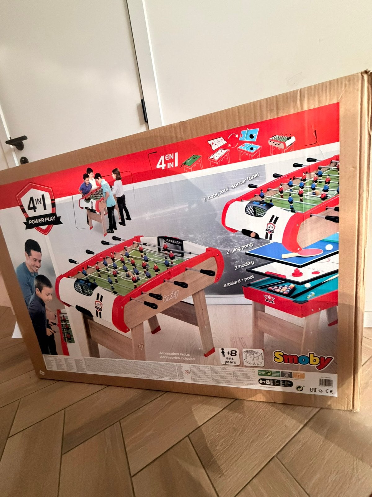 4 in 1 voetbaltafel, Ophalen of Verzenden, Nieuw