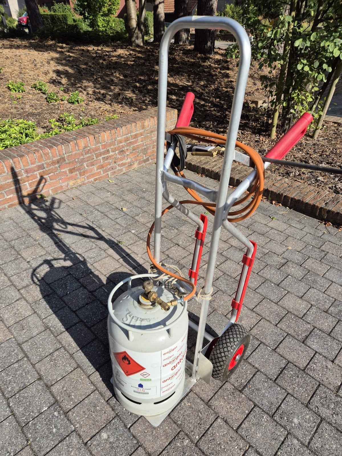 Kwalitatieve onkruidbrander op gas, Sievert, amper gebruikt, Tuin en Terras, Ophalen