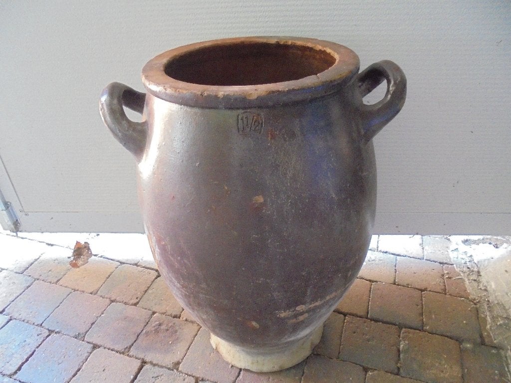 oude stenen pot, Ophalen