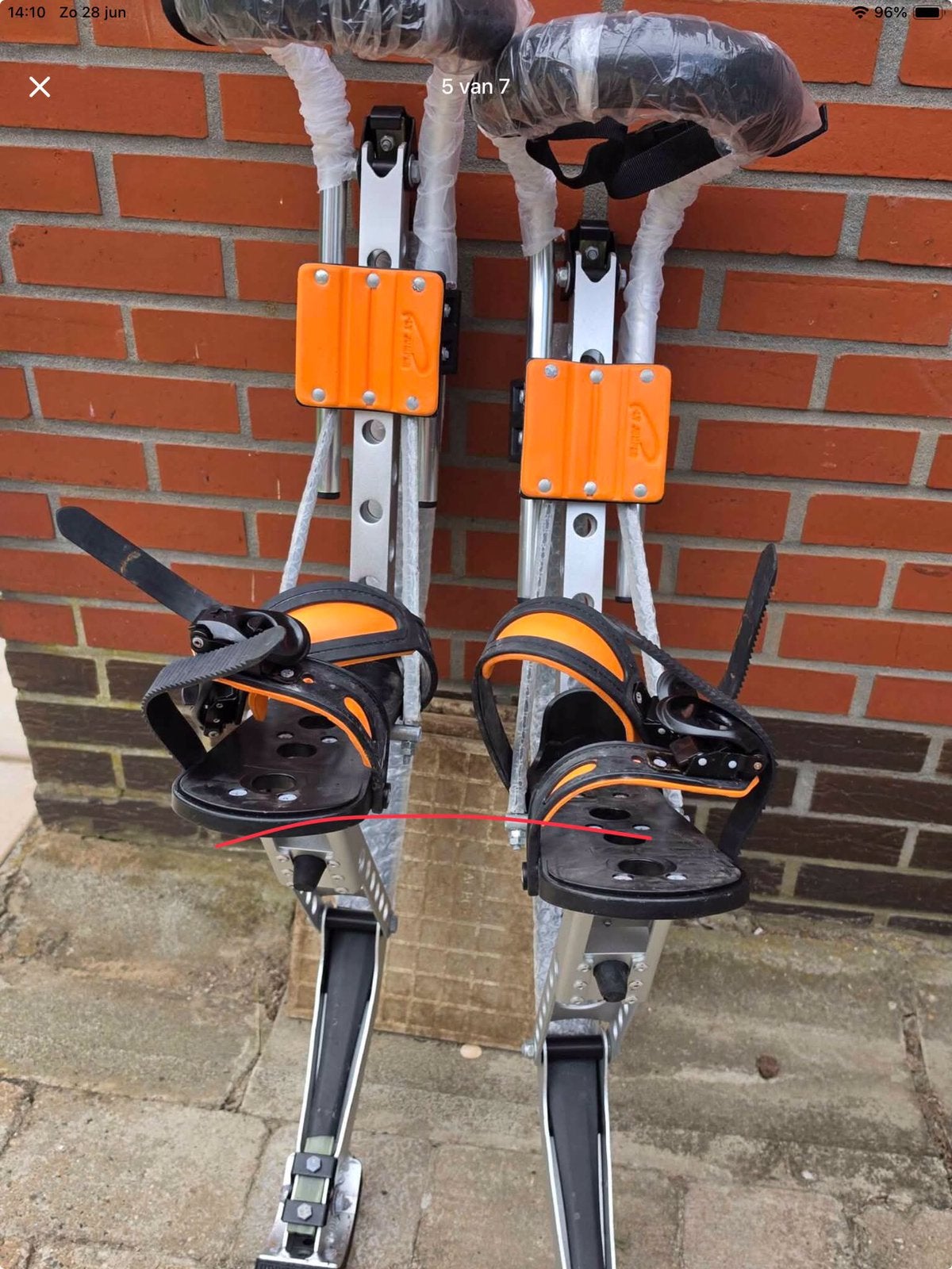 Jump stilts spring stellten, Sport en Fitness, Overige Sport en Fitness, Ophalen, Zo goed als nieuw