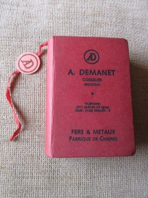 Ets A. Demanet Gosselies IJzer en metaal, Ophalen of Verzenden, Gelezen, Metaaltechniek