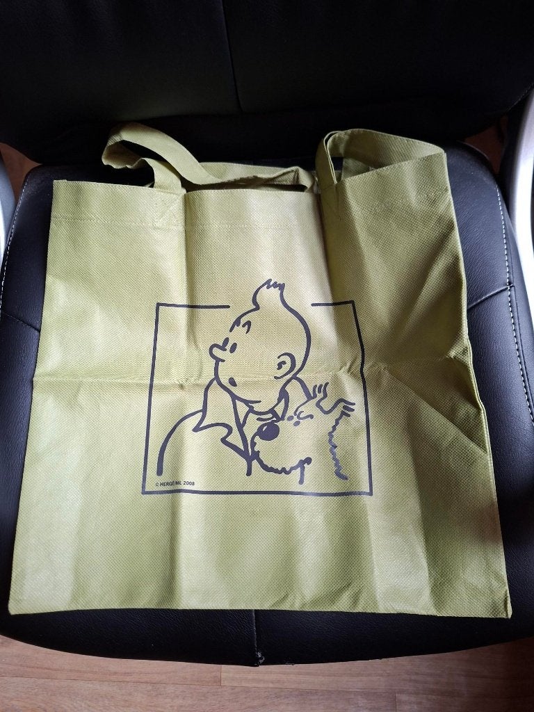 Stoffen draagtas Kuifje, Enlèvement, Tintin, Comme neuf, Ustensile