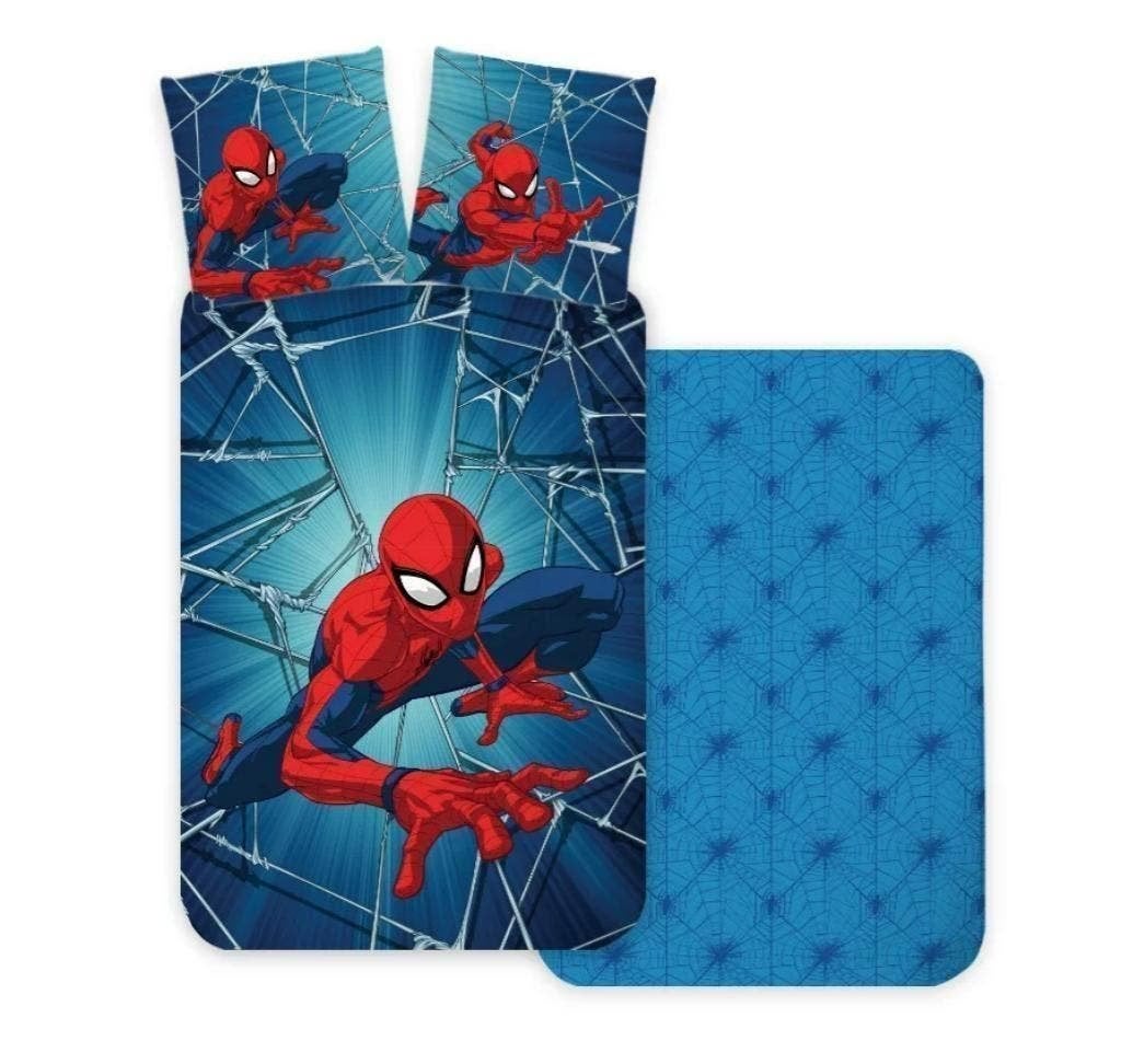 Spiderman Baby / Peuter Dekbedovertrek 100 x 140 - Marvel, Neuf, Garçon, Double face, Enlèvement ou Envoi
