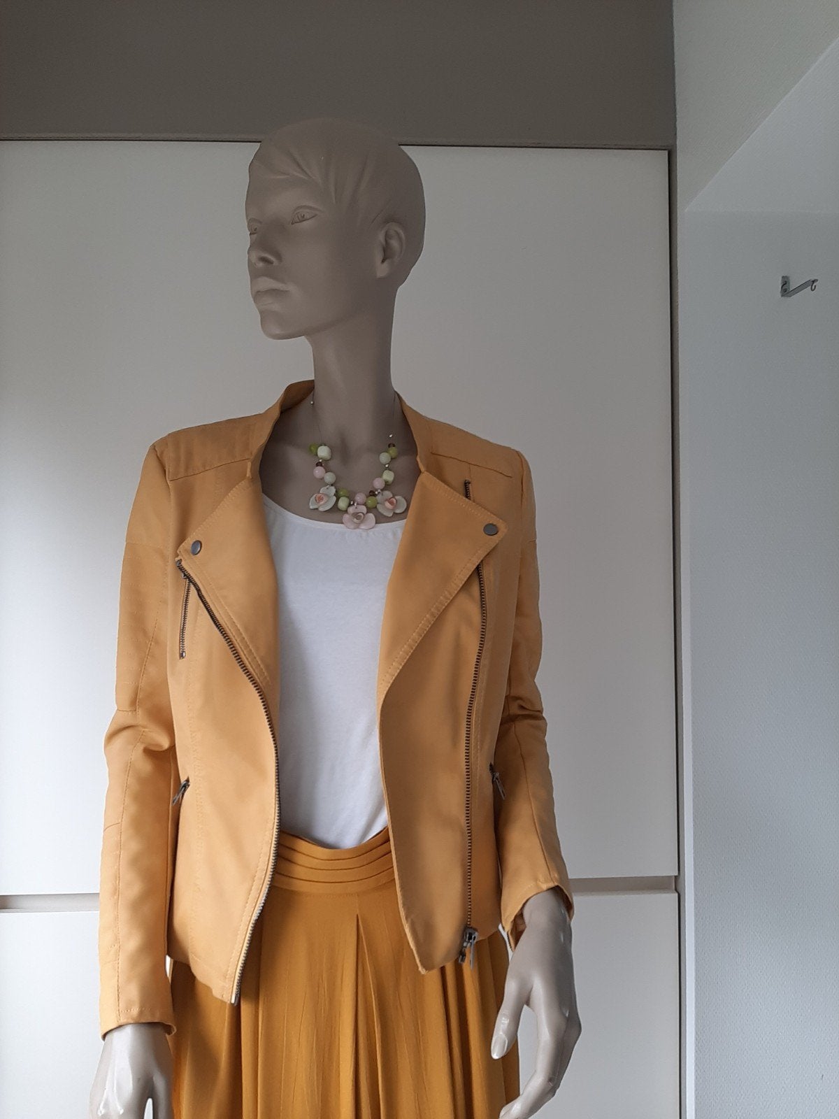 veste en faux cuir Only, Enlèvement ou Envoi, Taille 38/40 (M), Manteau