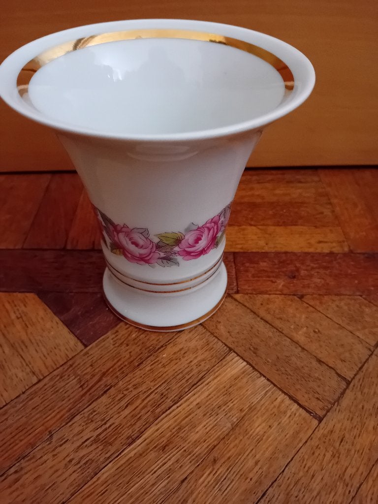 Vase en porcelaine décoration floral, Enlèvement