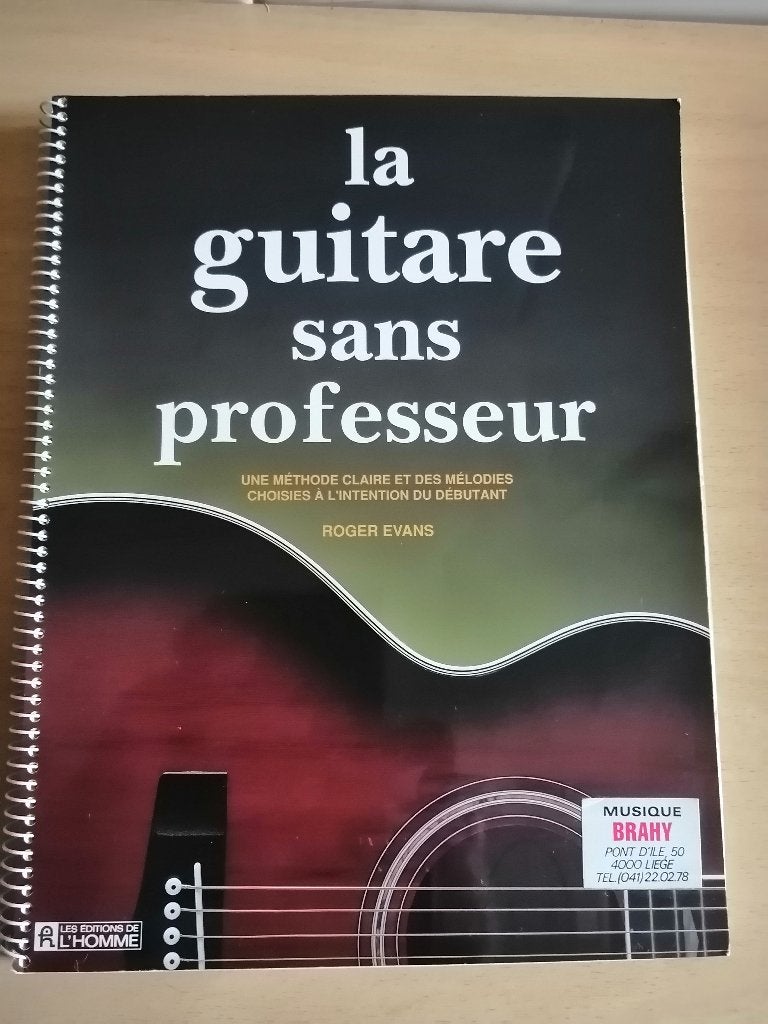 La guitare sans professeur par Roger Evans, Enlèvement ou Envoi