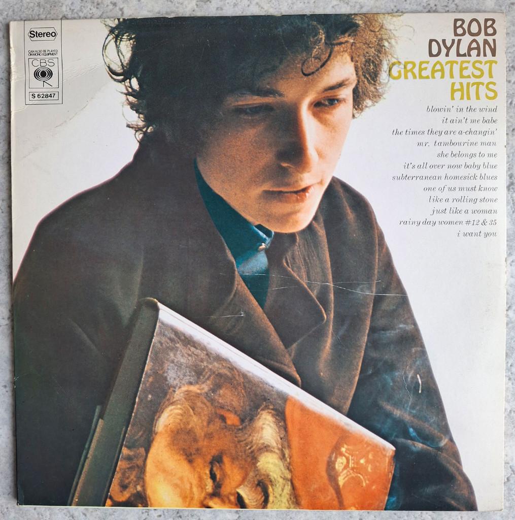 4 LP's: John Denver, Bob Dylan, Neil Diamond, Housse de protection extérieure, Enlèvement, Comme neuf