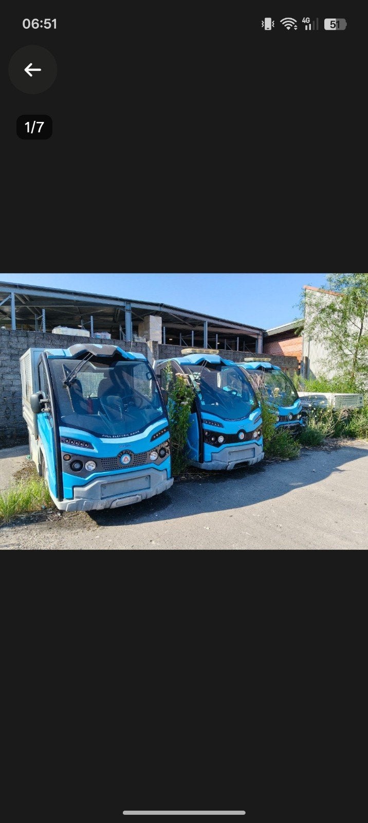 4 trailers met hydraulische kippers op aandrijving e, Ophalen