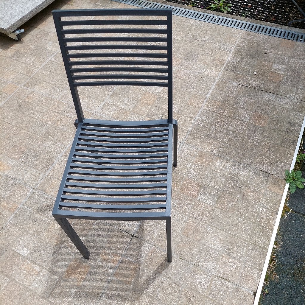 table de jardin avec chaises, Ophalen, Nieuw, Rechthoekig, Aluminium