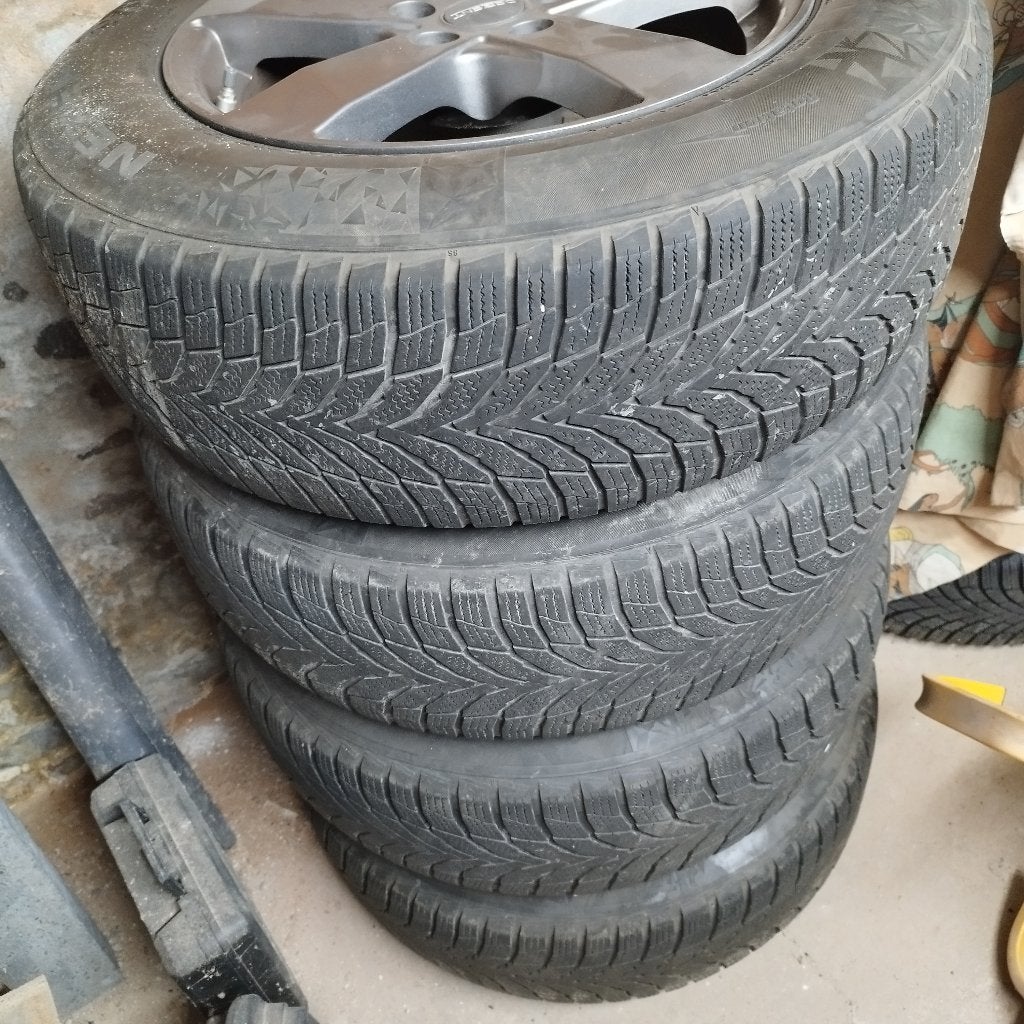 roue hiver 17" alu, Auto-onderdelen, Ophalen, Gebruikt, Banden en Velgen, 17 inch