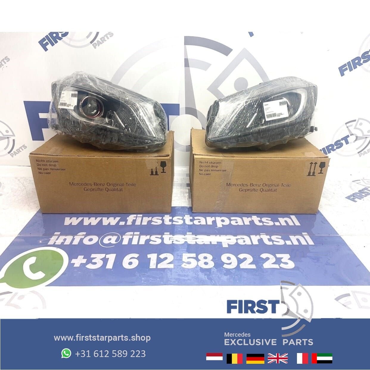 W176 A KLASSE A45 AMG LED ILS KOPLAMP RECHTS RODE RING INTEL, Utilisé, -, -, Enlèvement ou Envoi