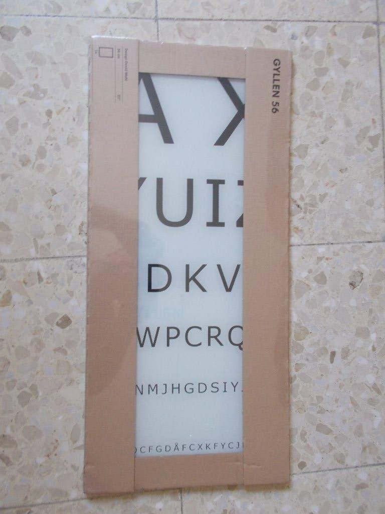 Applique murale GYLLEN 56 vintage (Année 1990)., Huis en Inrichting, Lampen | Wandlampen, Nieuw, Glas, Metaal, Wandlamp, Indirect licht