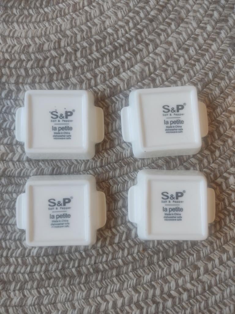 4 tapasschaaltjes Salt & Pepper, Ophalen of Verzenden