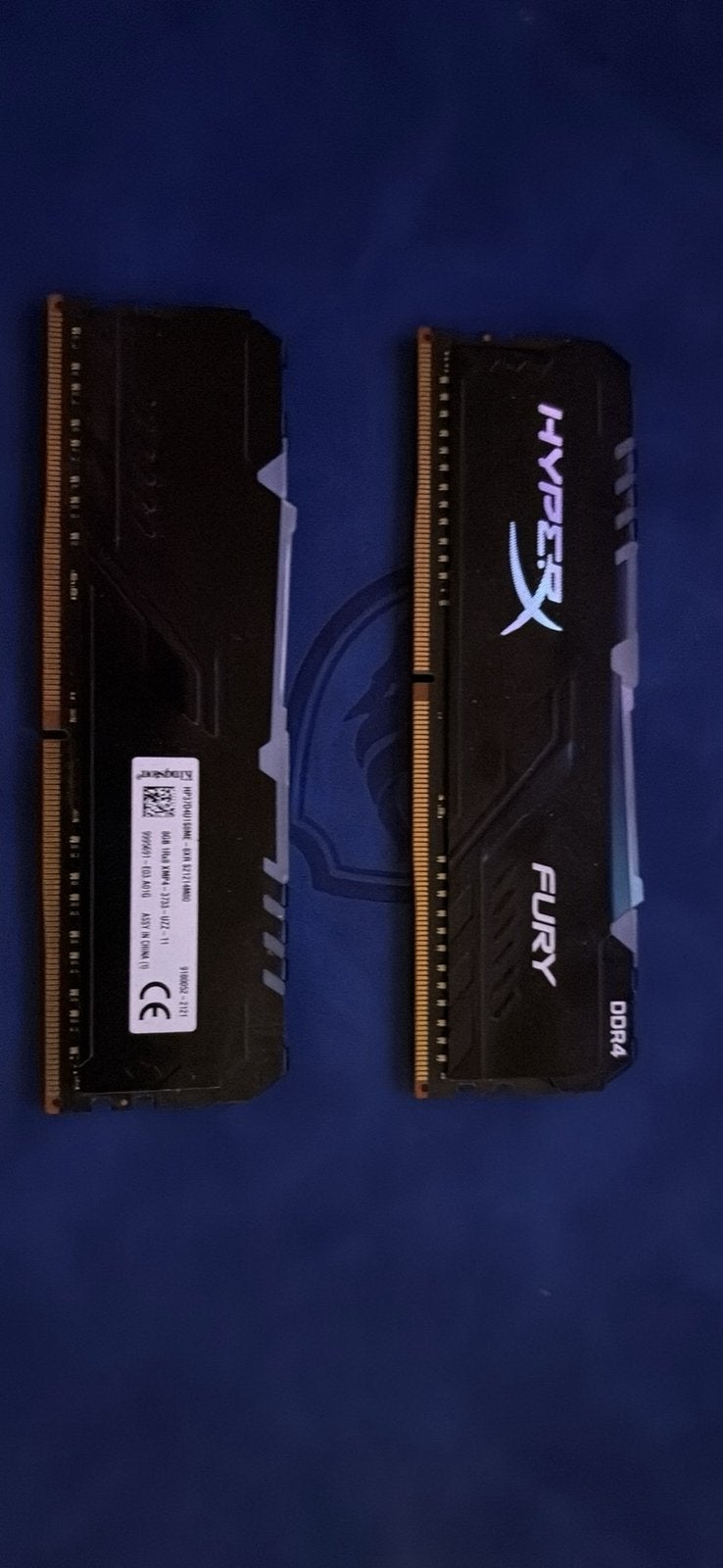 Kingston 16GB Kit (2x8GB) DDR4-3733, Computers en Software, RAM geheugen, Ophalen, Gebruikt, DDR4, Desktop