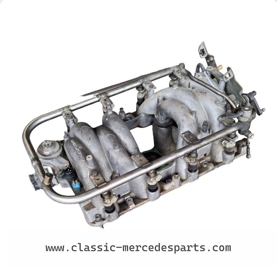 Inlaatspruitstuk Mercedes M119 400/420 met rail en injectore, Utilisé, -, -, Enlèvement ou Envoi