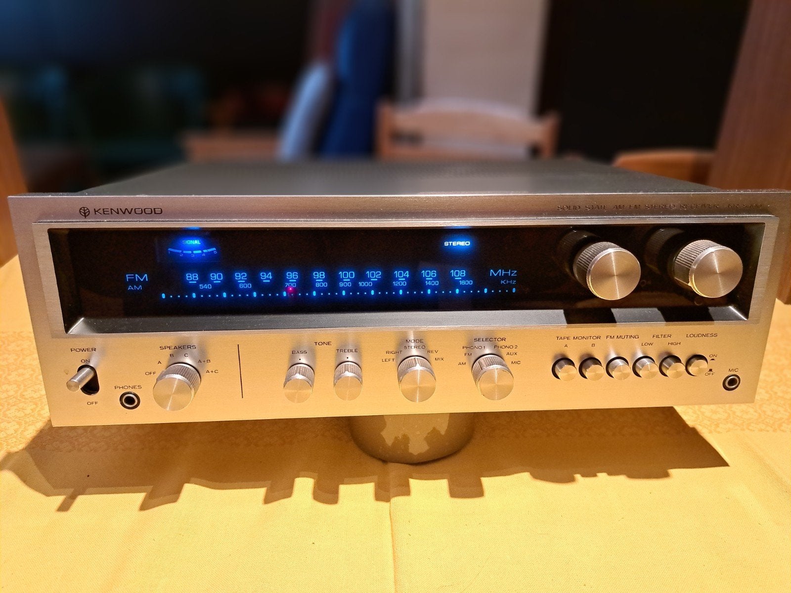 Kenwoood receiver KR  5400, Ophalen