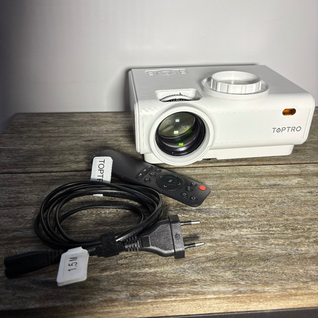 TOPTRO TR21 Mini Beamer, Audio, Tv en Foto, Beamers, Gebruikt, Toptro, LED, Ophalen of Verzenden