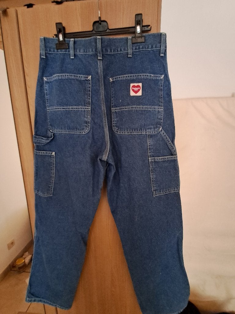 Pantalon Baggy Carharrt, Kleding | Heren, Ophalen, Blauw, Carhartt, Overige maten