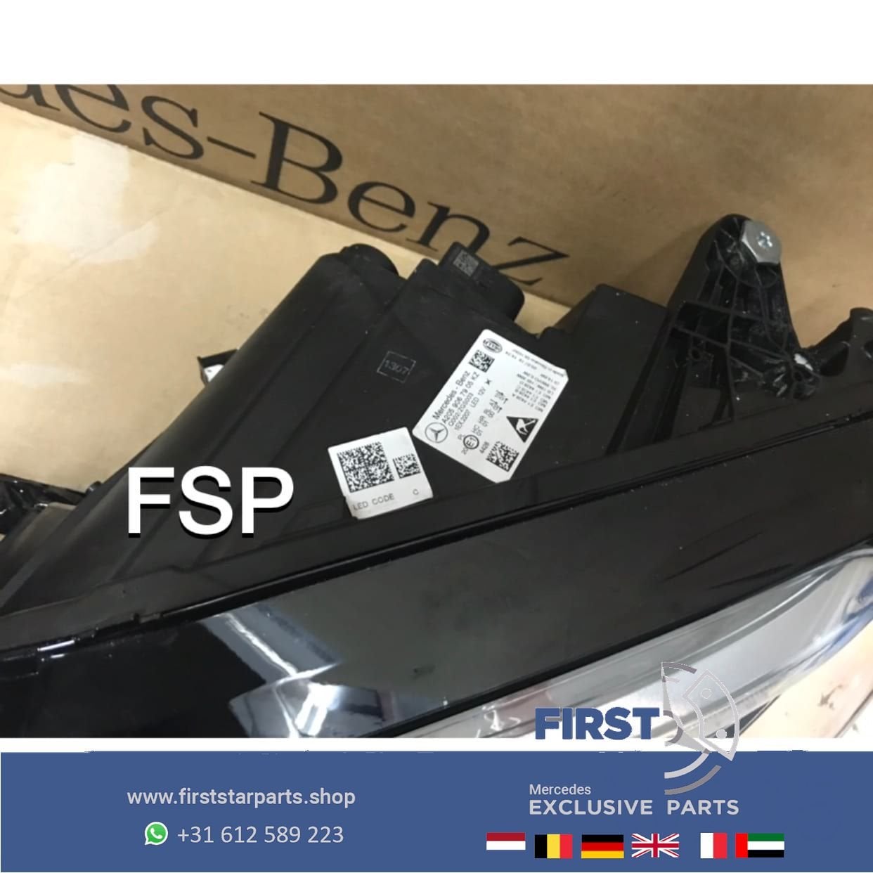 W205 koplamp Facelift High Performance links origineel Merce, Utilisé, -, -, Enlèvement ou Envoi