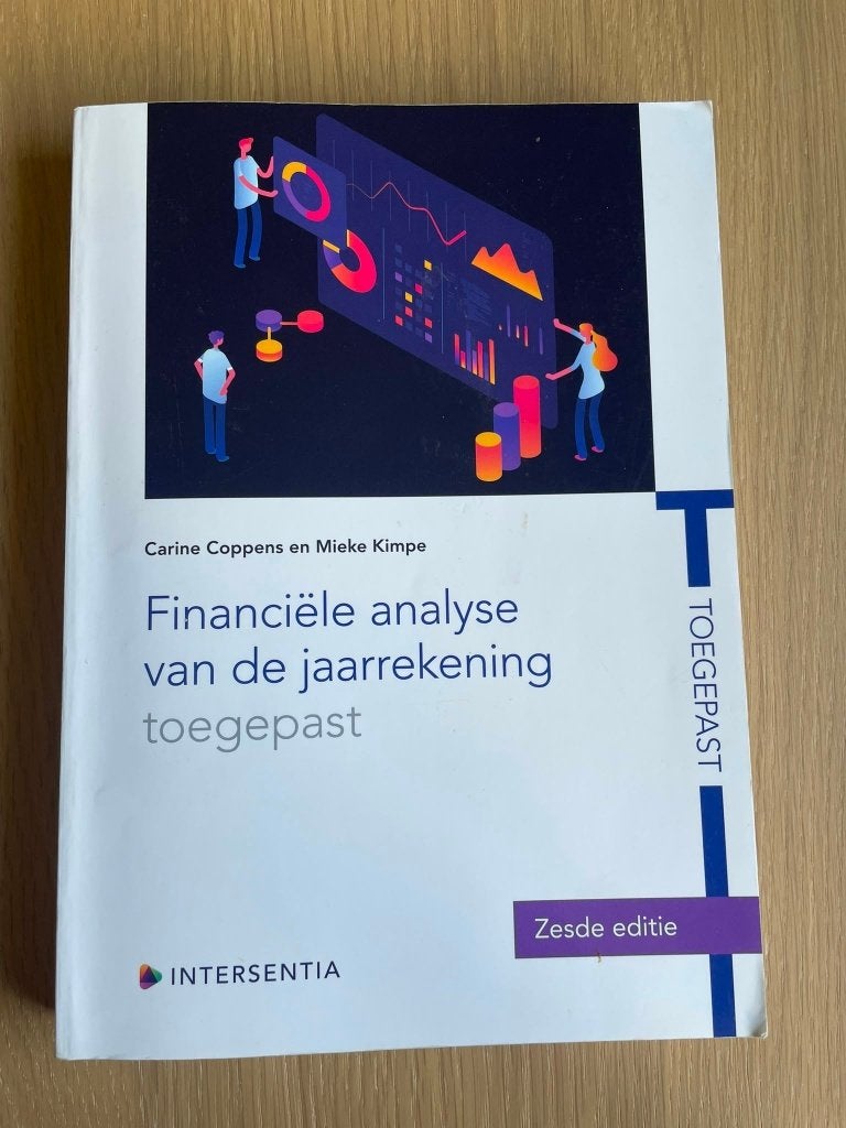 Financiële analyse van de jaarrekening, Boeken, Ophalen of Verzenden