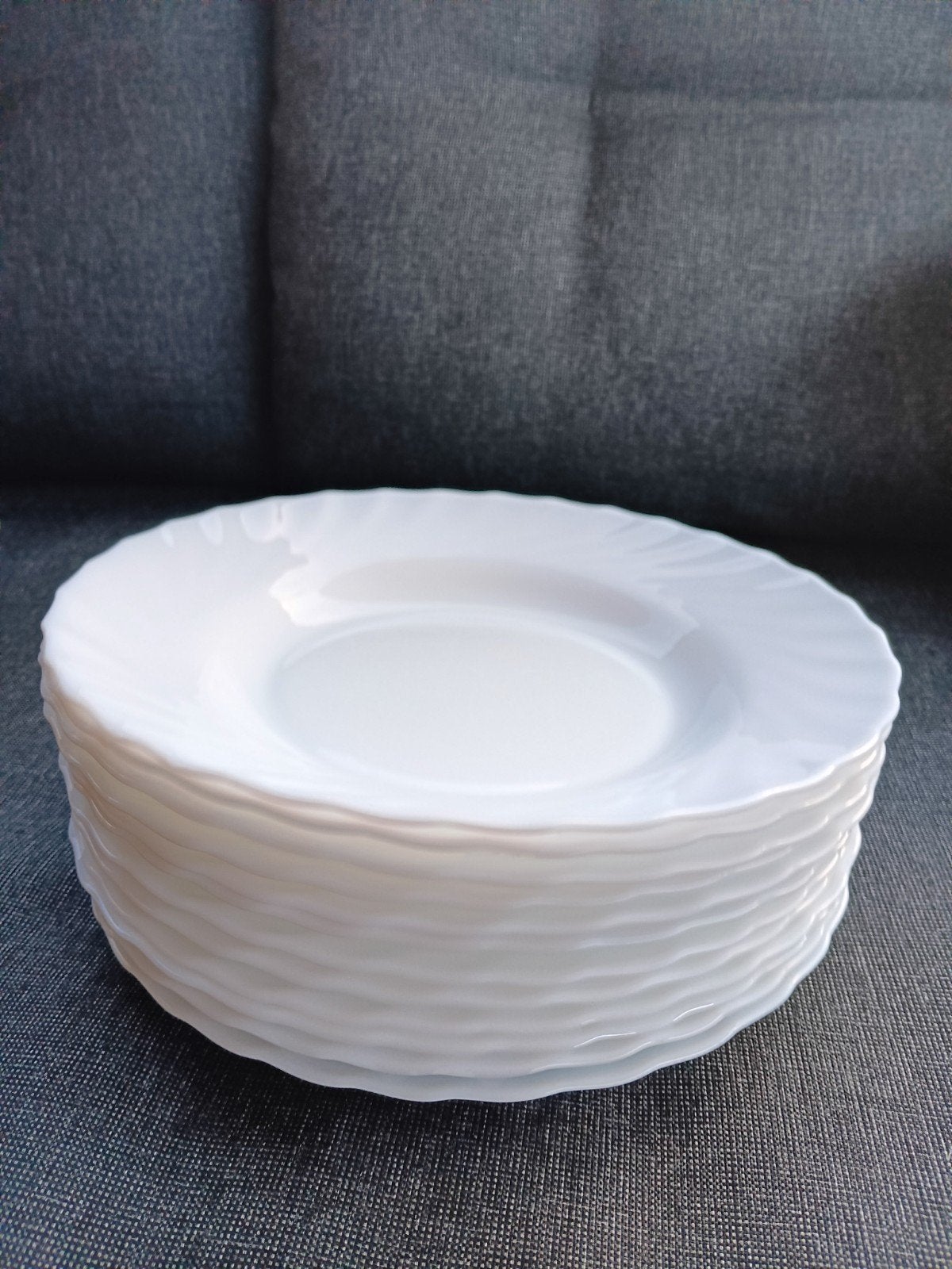 set van 12 soepborden, Maison & Meubles, Cuisine | Vaisselle, Enlèvement, Pichet