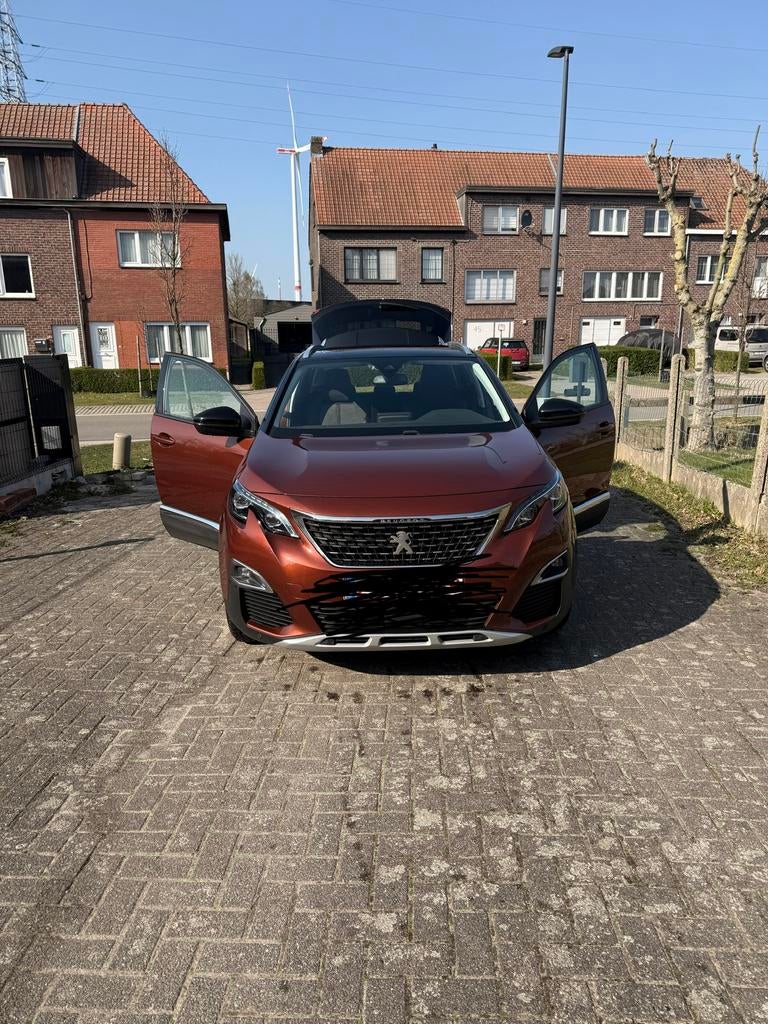 Peugeot 3008 1.2 benzine, Auto's, Peugeot, USB, Monovolume, Bruin, Leder en Stof