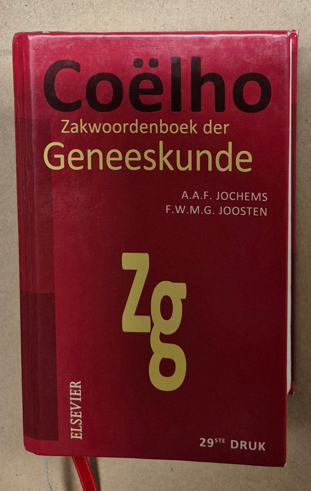 Coëlho Zakwoordenboek der Geneeskunde, Boeken, Ophalen of Verzenden, Zo goed als nieuw, Coelho
