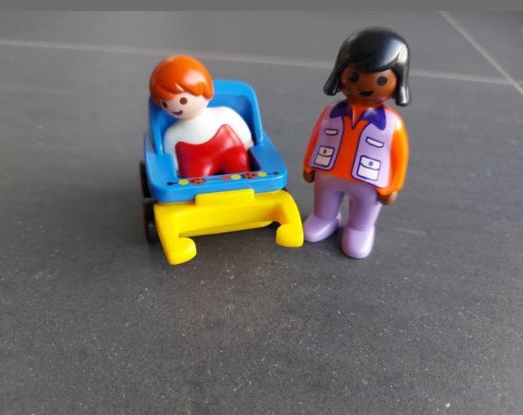 Playmobil 123 maman avec poussette, Enlèvement ou Envoi, Comme neuf
