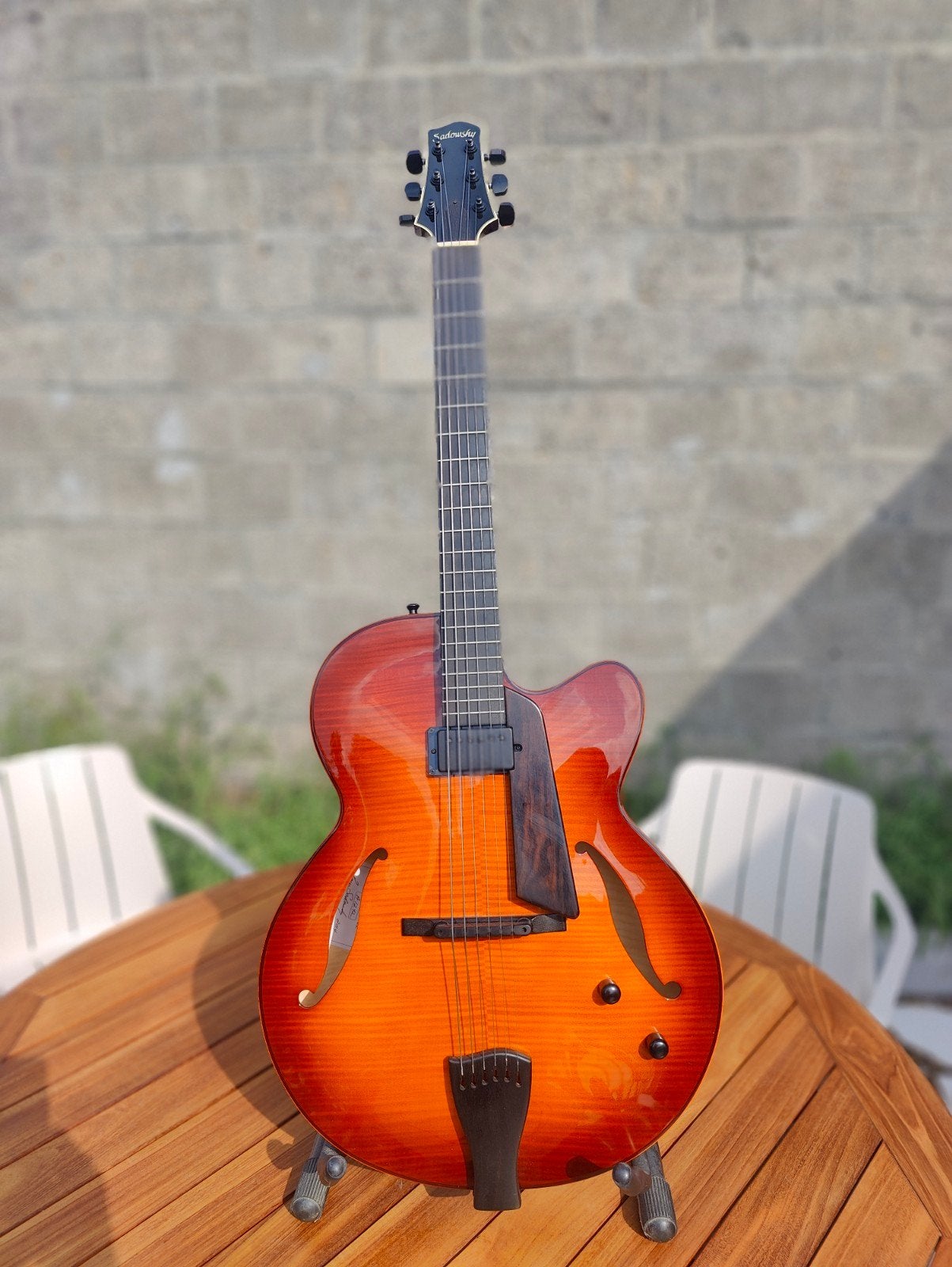 Sadowsky LS 17 archtop jazz guitar, Ophalen of Verzenden, Zo goed als nieuw, Hollow body