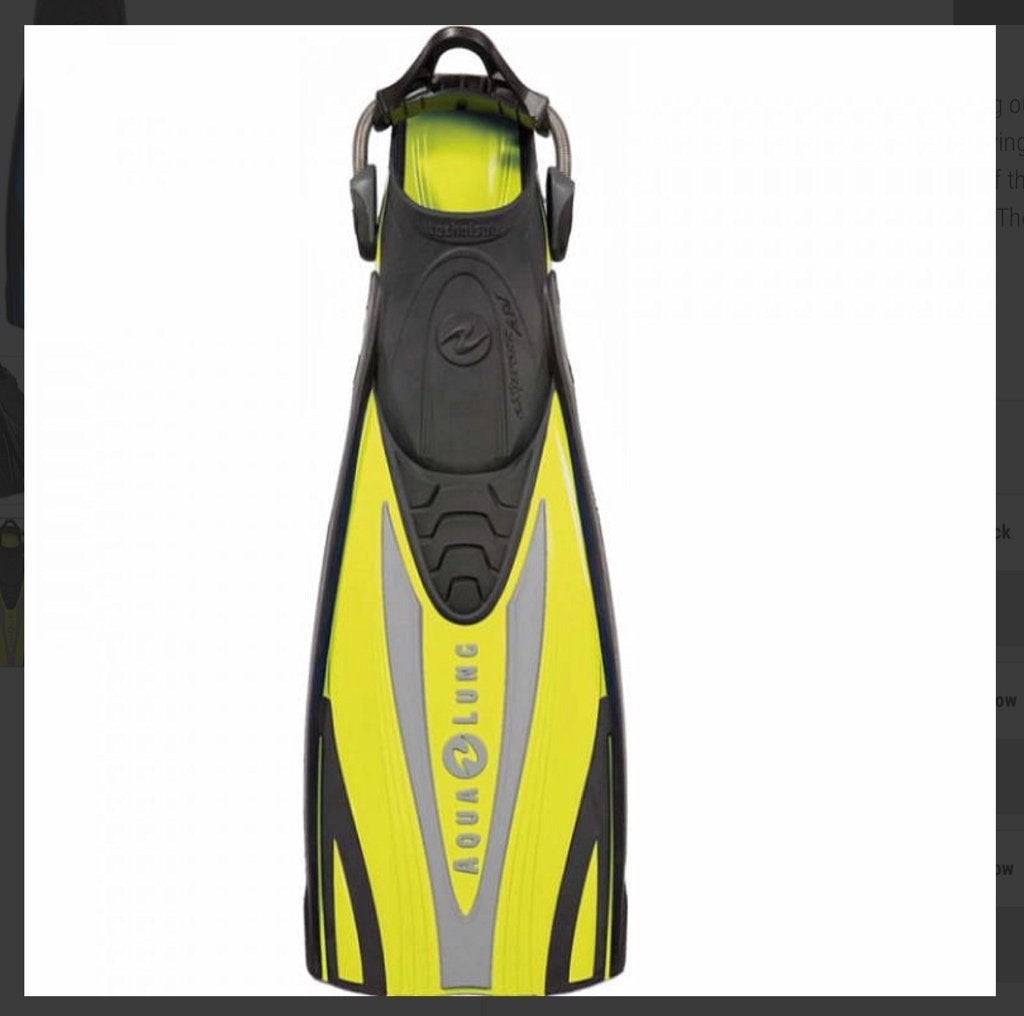 Nieuwe Aqua Lung Buitenvinnen size S aan 72,50€ - Ecocheques, Sports nautiques & Bateaux, Plongée, Enlèvement ou Envoi, Neuf, Palmes de natation ou de plongée