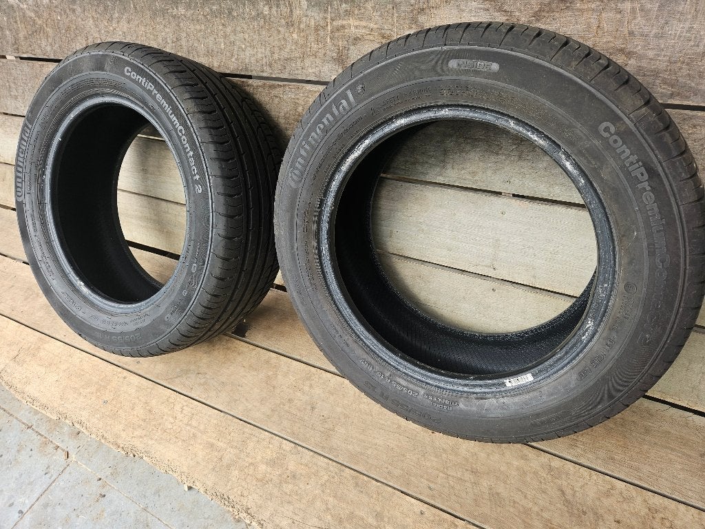 2 banden  continental, 15 inch, Band(en), Zomerbanden, Bestelwagen