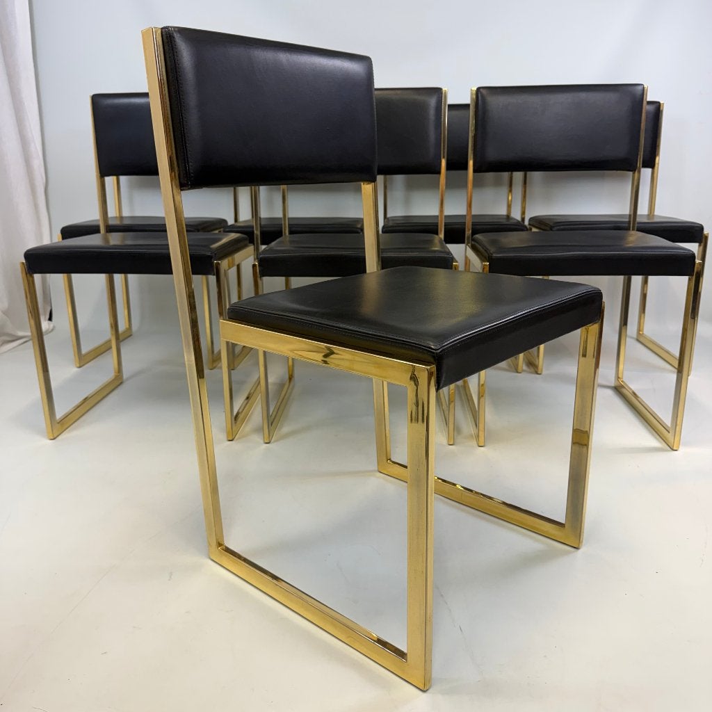 Mid-century modern Belgo Chrom stoelen van Meutabel, Ophalen of Verzenden
