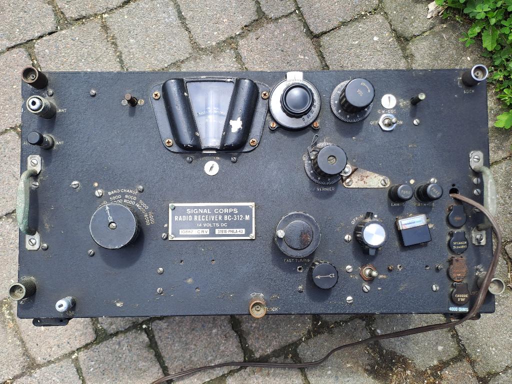 US Signal Corps WW2 Radio Receiver BC-312-M, Verzamelen, Militaria | Tweede Wereldoorlog, Ophalen, Landmacht, Overige typen